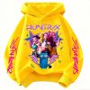 Sweat à capuche Huntrix jaune