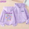 Sweat à capuche Saja Boys Star - Mauve