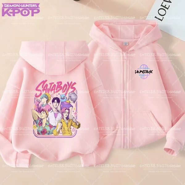 Sweat à capuche Saja Boys - Rose
