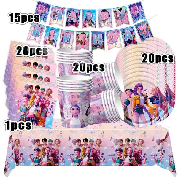 Pack anniversaire Huntrix 76 pièces