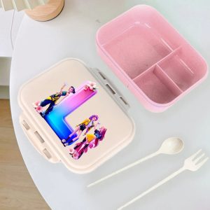 Scolaire 6 Lunch Box Huntrix – Boîte Repas Personnalisée (A à Z)