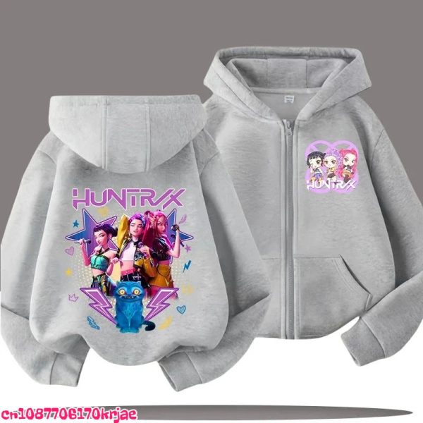 Sweat Huntrix Gris