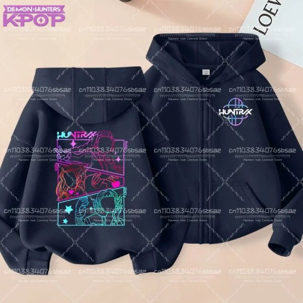 Sweat à capuche Huntrix - Bleu Marine