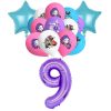 Set ballons chiffre 9 anniversaire Huntrix - Saja-Boys.fr