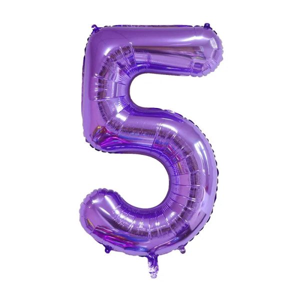 Ballon Anniversaire Huntrix Chiffre 5