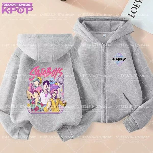 Sweat à capuche Saja Boys - Gris