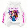 Sweat à capuche Huntrix blanc