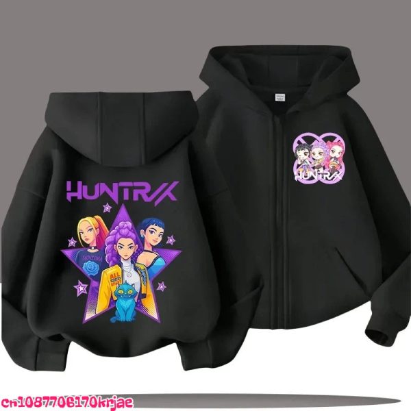 Sweat Huntrix Star Noir