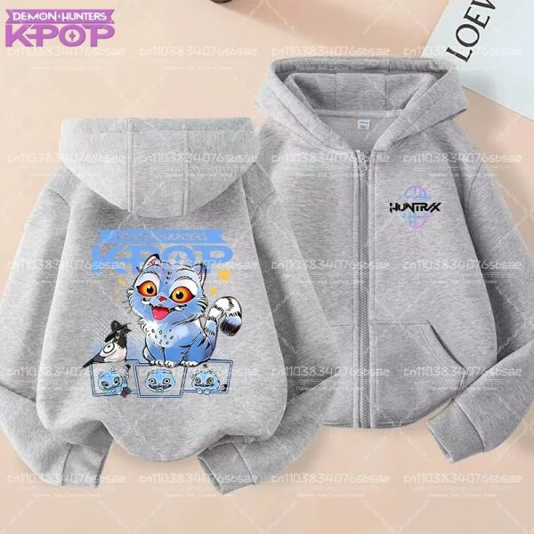 Sweat à capuche Derpy - Gris