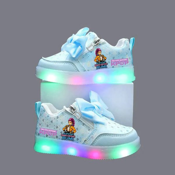 Chaussures LED Huntrix Rumi Bleu