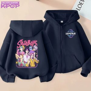 Sweat à capuche Saja Boys - Bleu Marine