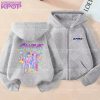 Sweat à capuche Saja Boys Star - Gris