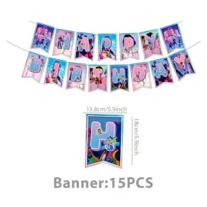 Bannière « Happy Birthday » Huntrix
