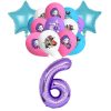 Set ballons chiffre 6 anniversaire Huntrix - Saja-Boys.fr