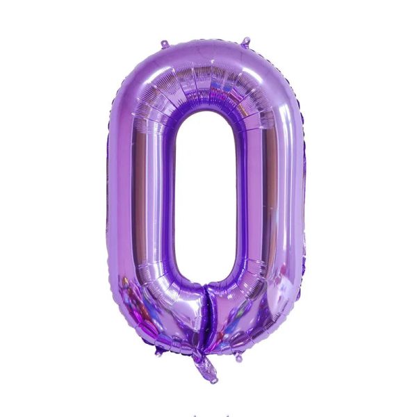 Ballon Anniversaire Huntrix Chiffre 0