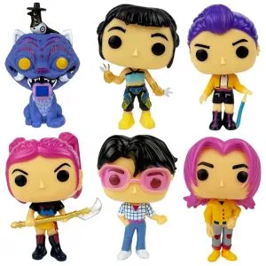 Figurines vinyle K-pop Demon Hunters 10 cm – Rumi, Mira, Zoey, Jinu, Romance, Derpy