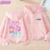 Sweat à capuche Huntrix - Rose