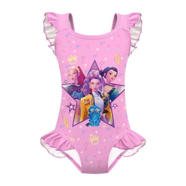 Maillot de bain Huntrix rose clair