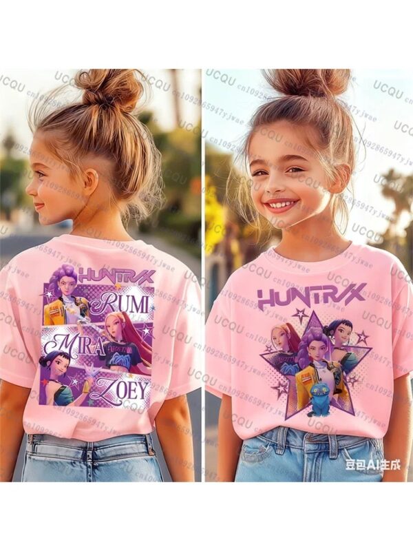Tee-shirt Huntrix Style Urbain Animé – Kpop Demon Hunters